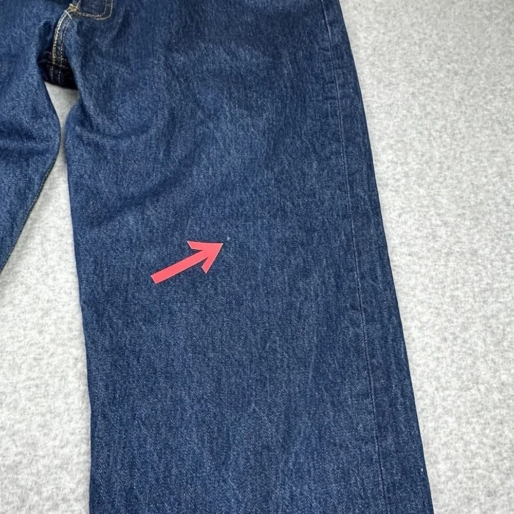 Levis Original 501 Jeans Mens‎ 40x29 Button Fly Blue Denim Straight Leg Y2K 2009
